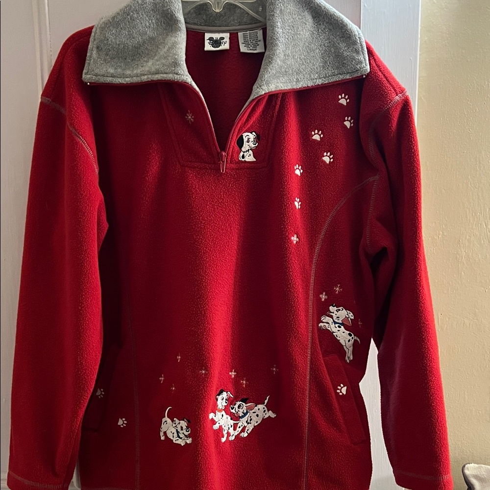 Disney Red and Gray Dalmatian Kids Sweatshirt